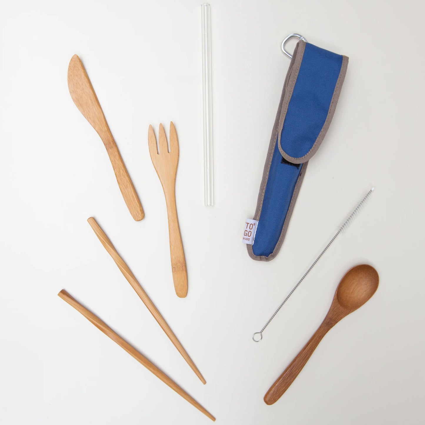 Classic Utensil Set with Glass Straw - Limited Edition